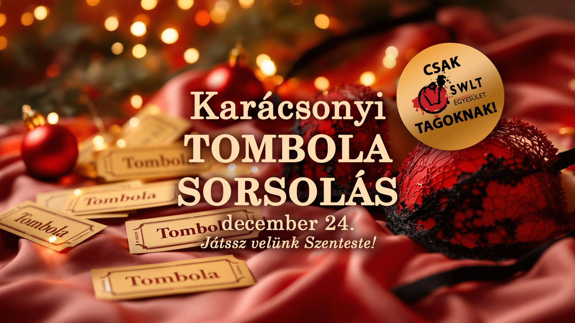 SWLT karácsonyi tombola sorsolás